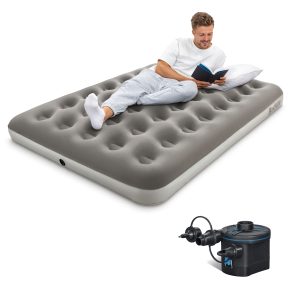 Air Mattress Full with Handheld D Cell Battery Pump