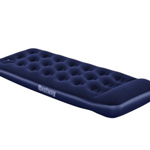 Single Easy Inflate Flocked Airbed