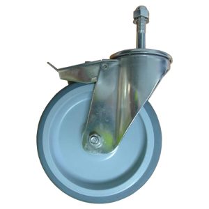 Plastica 6in Braked Castor