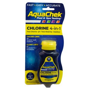 AquaChek Chlorine 4-in-1 Pool & Spa Test Strips