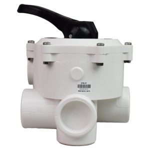 1.5in White 6 Way Multiport Valve - 3D Max Type