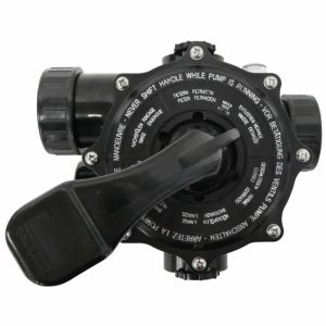 Lacron 1.5in Black 6 Way Multiport Valve - Post 2004