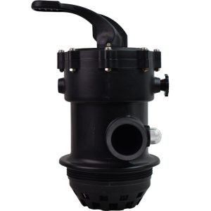 Waterco 1.5in Black 6 Way Top Mount Multiport Valve