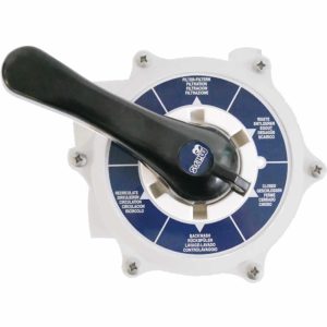 Plastica 1.5in White Top Mount Multiport Valve