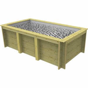 Plastica Nazca 4m x 2m Wooden Pool