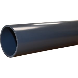1.5in Plastica Grey ABS Class C Pipe 3 Metre Length - Pack of 5