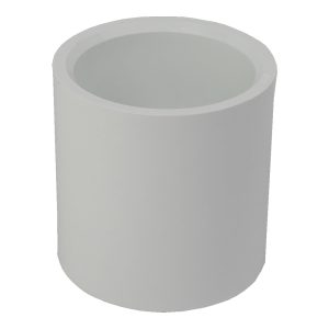 1.5in to 50mm Plastica White Socket Reducer PP - Pack of 10