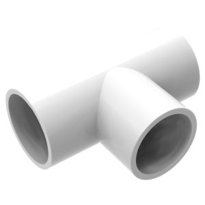1.5in Plastica White Tee Joint P P P - Pack of 10