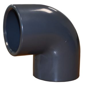1.5in Plastica Grey ABS 90 Deg Elbow P P - Pack of 10