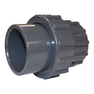 1.5in Plastica Grey ABS Socket Union P P - Pack of 5