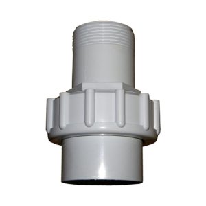 1.5in Plasitca White Socket Union MT P 50mm - Single