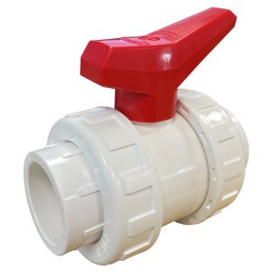 1.5in White Double Union Ball Valve