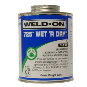 WELD-ON Wet 'R Dry 725 - 500ml