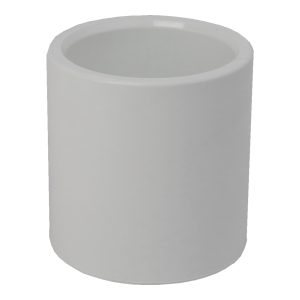 2in to 63mm Plastica White Socket Reducer P P - Pack of 10