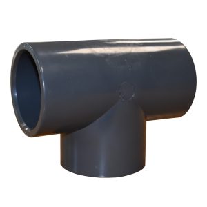 2in Plastica Grey ABS Tee Joint P P P - Pack of 10