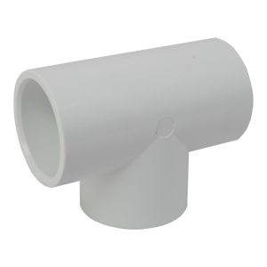 2in Plastica White Tee Joint P P P - Pack of 10