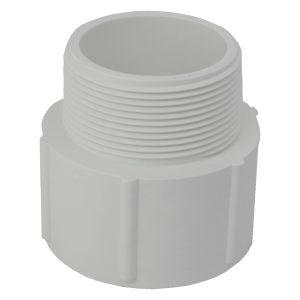 2in Plastica White Socket Nipple P MT - Pack of 10