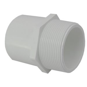2in Plastica White Nipple P MT - Single