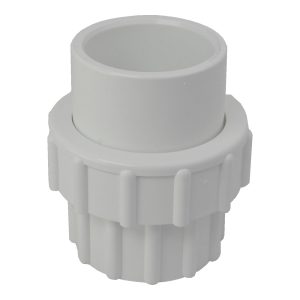 2in Plastica White Socket Union P P - Pack of 5