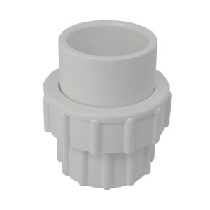 2in Plastica White Socket Union P FT - Single