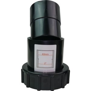 Plastica Argonaut AV Pump 63/2in Nut and Step Sleeve Black pack 2