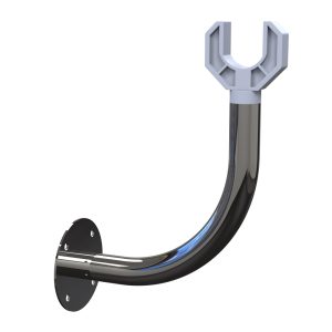 Plastica Slidelock 43mm End Wall Stand with Fixings