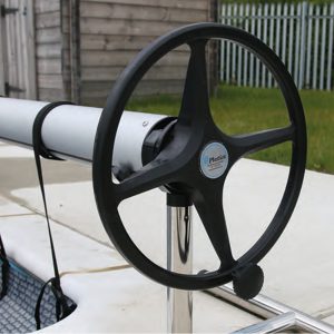 Plastica Large Slidelock Reel System T Stands with Gearbox - Black