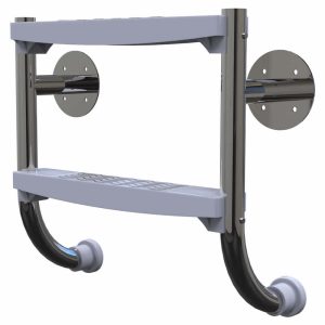 Plastica 38mm (1.5in) 2 Tread ABS Undercover Ladder in 304 Grade Stainless Steel