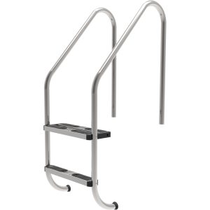 Plastica 43mm (1.7in) 2 Tread Standard Ladder in 316 Grade Stainless Steel