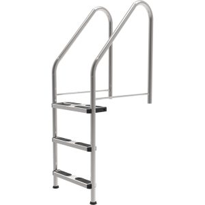 Plastica 43mm (1.7in) 3 Tread Peg Type Ladder in 316 Grade Stainless Steel