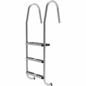 Plastica 43mm (1.7in) 3 Tread Slimline Ladder in 316 Grade Stainless Steel