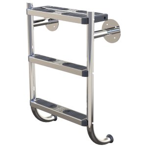 Plastica 43mm (1.7in) 3 Tread Undercover Ladder in 316 Grade Stainless Steel