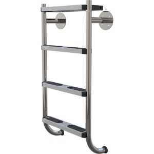 Plastica 43mm (1.7in) 4 Tread Undercover Ladder in 316 Grade Stainless Steel