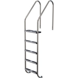 Plastica 43mm (1.7in) 5 Tread Standard Ladder in 316 Grade Stainless Steel