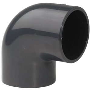 0.5in Grey PVC 90 Deg Elbow P P 15 Bar
