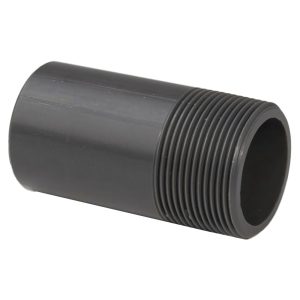 0.5in Grey PVC Barrel Nipple P T