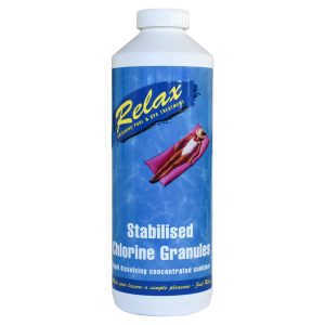 1kg Relax Pool Stabilised Chlorine Granules - Box of 6
