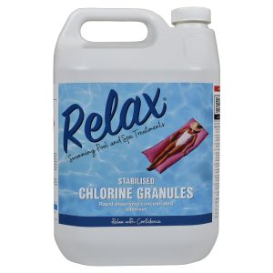 5kg Relax Pool Stabilised Chlorine Granules - Box of 4