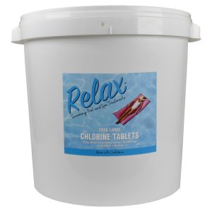 10kg Relax Pool Chlorine Tablets - 200g