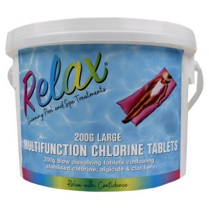 2kg Relax Pool Multi-Pool Tablets - 200g - Box of 6