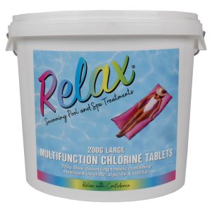 5kg Relax Pool Multi-Pool Tablets - 200g - Box of 4