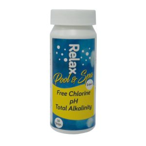 Relax Chlorine 3 Way Test Strip - 50 strips