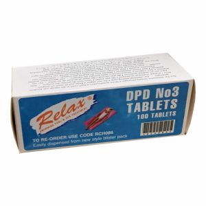 100 x Relax DPD No 3 Tabs