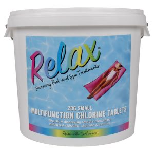 5kg Relax Pool Multi Pool Tablets - 20g - Box of 4