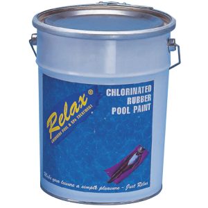 5 Litres Relax Pool Light Blue Chlorine Rubber Paint