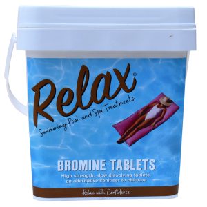 5kg Relax Pool Bromine Tablets - Box of 4