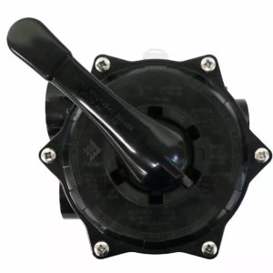 Pentair Azur/Tagelus 1.5in Black 6 way Top Mount Multiport Valve