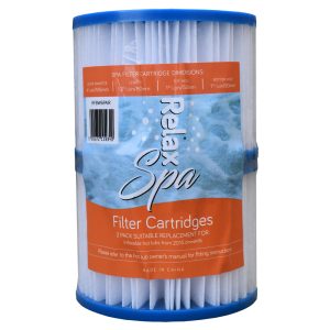 Relax Spa Replacement Filter Cartridge for Inflatable Hot Tubs - 2015 onwards Pack of 2