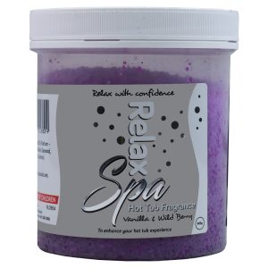 500g Relax Spa Fragrance Crystals - Vanilla & Wild Berry - Box of 4