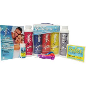 Relax Spa Premium Spa Chlorine Starter Kit - Box of 4